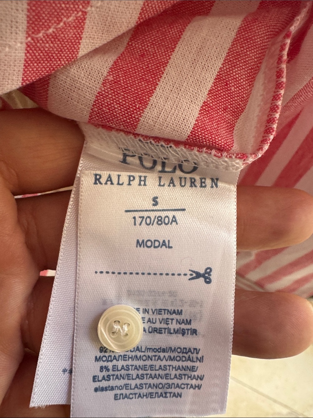Polo Ralph Lauren Pink & White Striped Button-Down Shirt for Kids - Picture 3 of 6
